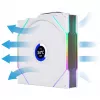 120 mm ARGB PWM bezvadu LCD korpusa ventilators Lian Li UNI FAN TL ar LCD displeju