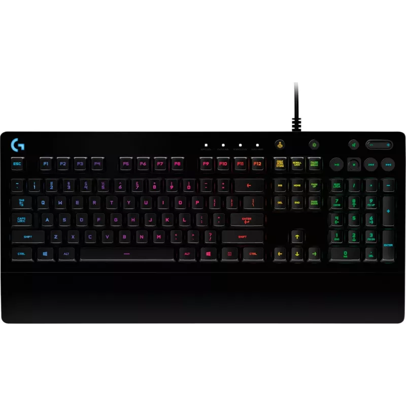 Logitech G G213 Prodigy - pilna izmēra (100%) - USB - mehāniskie slēdži - QWERTY - RGB-LED - Melns