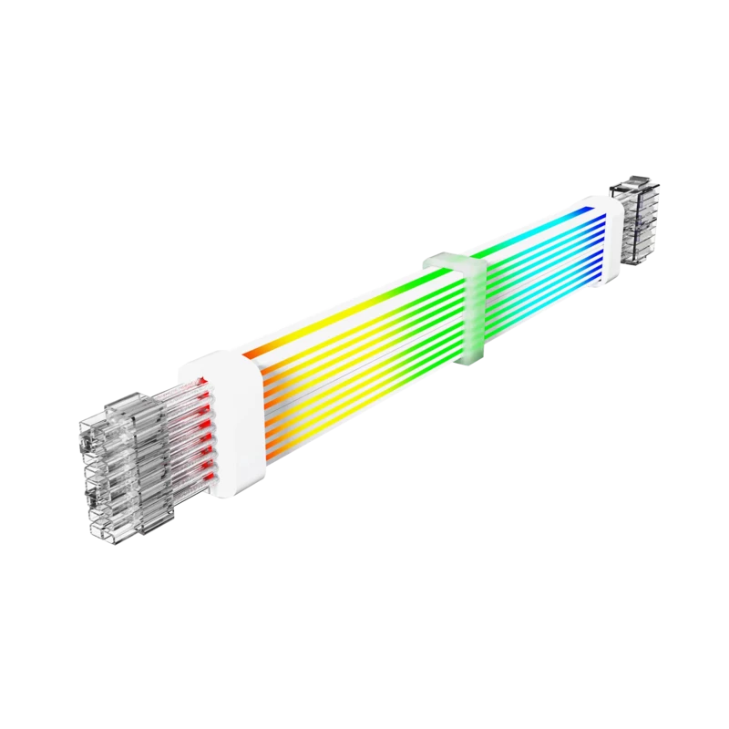 Gamemax | PSU pagarinātājkabelis | VGA/CPU 2x8PIN-B | Balts