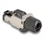 DeLOCK 86017 vadu savienotājs RJ45/LSA melns sudrabains vīrišķais