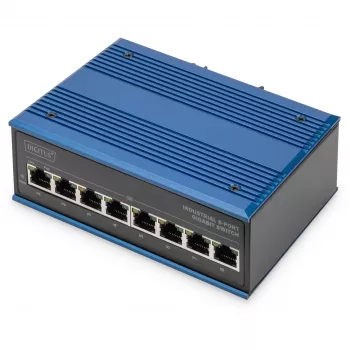 Nepārvaldāms slēdzis Digitus DN-651121 8 portu Gigabit Ethernet PoE