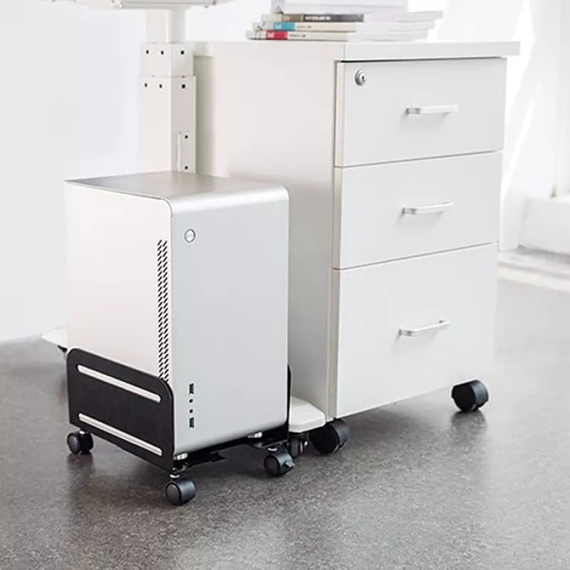 Riteņu platforma MACLEAN MC-851 — riteņu platforma, melna, 119×260×128 mm, maks. slodze 10 kg