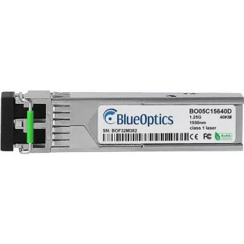 SFP raiduztvērēja modulis BlueOptics SFP-GE-LH40-SM1550-BO 1250 Mbit/s 1550 nm