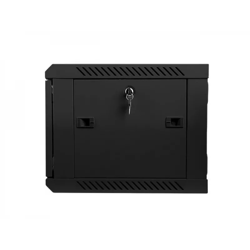 Sienas stiprinājuma skapis LANBERG WF01-6406-10B, 6U, 19 collu, 600×374×450 mm, melns, 60 kg