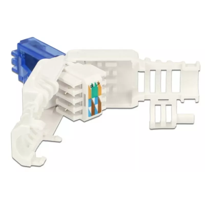 RJ-45 vada savienotājs DeLOCK 86417 zils balts