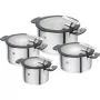 ZWILLING SIMPLIFY 66870-004-0 Katlu komplekts Nerūsējošais tērauds 4 gab. Sudraba Melns