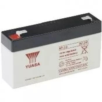 Yuasa NP1.2-6 UPS akumulators, hermētisks svina-skābes (VRLA) 6 V (NP1.2-6)