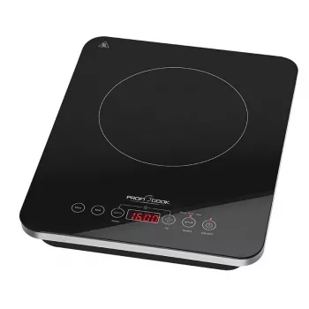 ProfiCook EKI 1062 Melna virsmas indukcijas plīts ar 1 zonu
