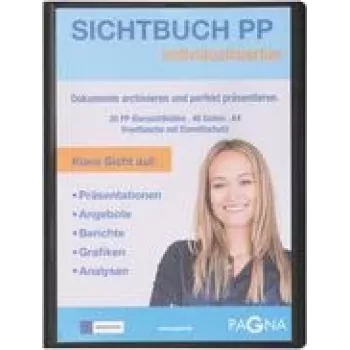 Projekta mape Pagna 21011-01 A4 polipropilēns melna