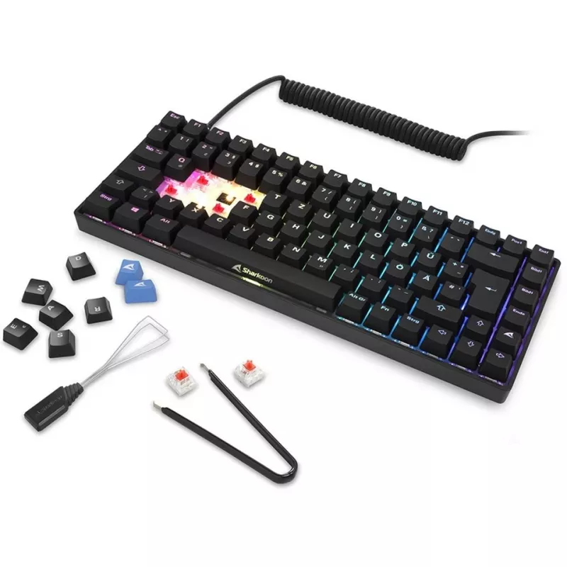 Sharkoon SKILLER SGK50 S3 tastatūra Gaming USB QWERTZ Vācu Melna