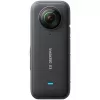 Action kamera Insta360 X3 — 72 MP, 5K Ultra HD (5760×2880), 100 fps, CMOS, Wi‑Fi, iebūvēts displejs, MicroSD, 0,508 kg, melna