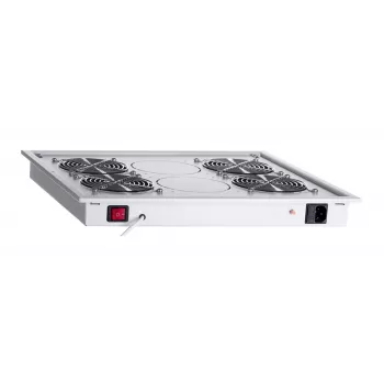 Brīvstāvošs skapja ventilatora modulis Triton RAC-CH-X04-X3 4 ventilatori, pelēks