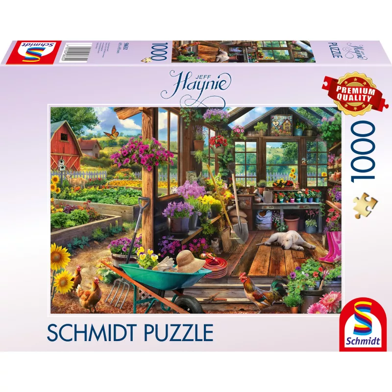 Jeff Haynie: Gartenhaus, Puzzle 1000 gab.