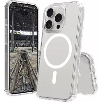Vāciņš JT BERLIN Pankow Clear MagSafe iPhone 16 Pro caurspīdīgs 6.3 collas