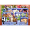 Puzle Ravensburger Feel Well & Puzzle Cats on the Shelf — 200 daļas