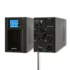 Qoltec 53042 nepārtrauktās barošanas avots (UPS) Dubultās pārveidošanas (Online) 1 kVA 800 W 2 maiņstrāvas kontaktligzdas