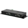 Sērijas ierīču serveris Exsys EX-6122-2POE — Ethernet uz 2×RS-232/422/485 ar PoE un 12V/3A barošanas bloku