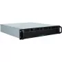 Server Case Inter-Tech 2U 2404L Rack Melns, pelēka