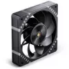 Korpusa ventilators Jonsbo HF2-120 Reverse Blade PWM ARGB 120mm melns, PWM vadība, ARGB apgaismojums