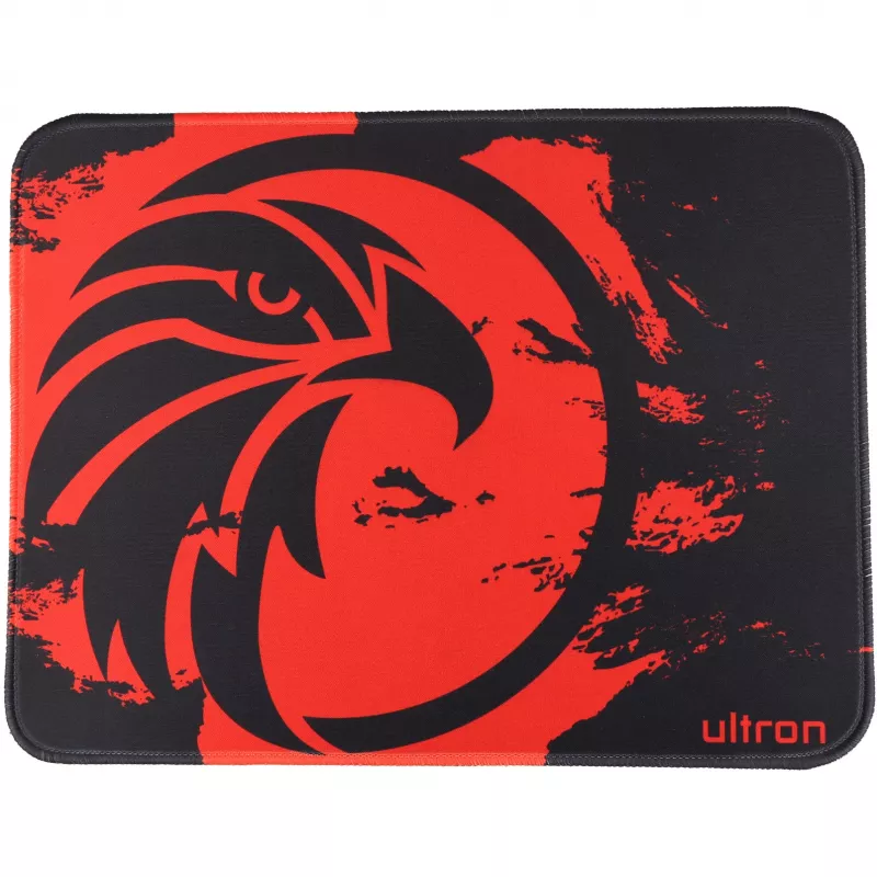 Spēļu komplekts Ultron HAWK klaviatūra pele QWERTZ vācu melna sarkana balta