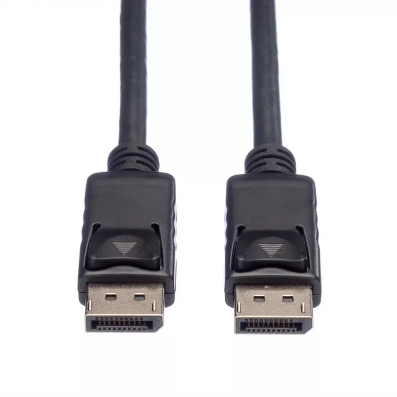 DisplayPort kabelis ROLINE 11445764 5m melns ar savienotājiem DisplayPort–DisplayPort
