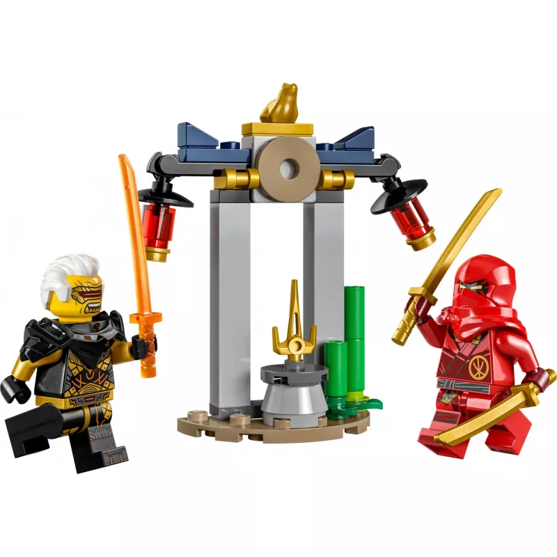 30650 Ninjago Kais and Raptons Duell im Tempel, konstruēšanas rotaļlieta polimaisā
