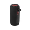 Pārnēsājams stereo skaļrunis TRACER Stripe Melns — 10 W RMS, Bluetooth/vadu, USB-A un USB-C, MicroSD, iebūvēts akumulators (līdz 5 h)