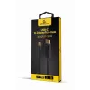 USB grafikas adapteris Gembird A-CM-DPM-01 ar USB-C, atbalsta līdz 3840×2160, USB 2.0 / 3.2 Gen 2, melns, 2 m kabelis