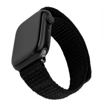 Neilona pulksteņa siksniņa FIXED Sporty Strap FIXNST2-436-BK melnā krāsā 38/40/41 mm pulksteņiem