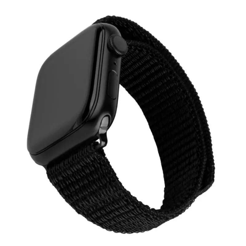 Neilona pulksteņa siksniņa FIXED Sporty Strap FIXNST2-436-BK melnā krāsā 38/40/41 mm pulksteņiem