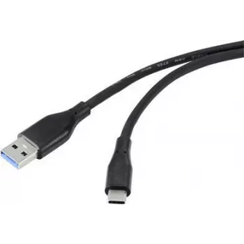 USB kabelis USB 3.2 Gen1 3.0 3.1 USB-C spraudnis 50 cm melns (RF-4995170)