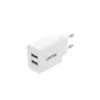 Unitek P1113A-EU - lādētājs 2X USB-A,12W, balts