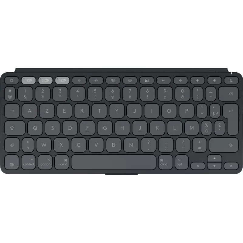 Logitech Keys-To-Go 2 tastatūra universāla Bluetooth AZERTY franču grafīts