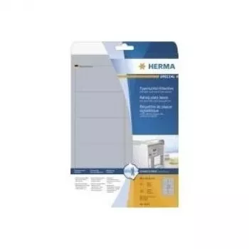 HERMA SuperPrint LaserCopy - plēves etiķetes - sudraba - 96 x 50,8 mm - 250 gab. (25 lapas x 10) (4223)