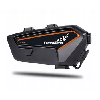 Austiņas FreedConn F1 V2 EU — Bluetooth 5.2, IP65, 1100 mAh akumulators, līdz 48 h sarunu laiks, FM radio, mikrofons, klips