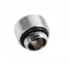 Bitspower Multi-Link Adapter savienotājs taisns G1/4 collu AG uz 12 mm AD cieto cauruli - sudraba spīdīgs