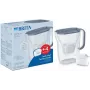 BRITA ūdens filtra krūze Style Essential Graphite ar 4 MAXTRA Pro filtriem, 2,4 L tvertne, 1,4 L filtrēts