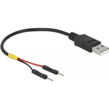 USB kabelis DeLOCK 85400 0,1 m USB A melns
