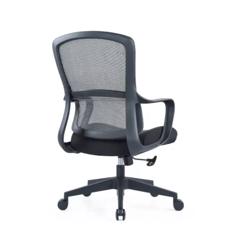Up Up Darwin ergonomiskais biroja krēsls melns, melns audums + pelēks siets