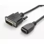 kabeļa adapteris DVI M - HDMI F VALUE 12.99.3116 Melns