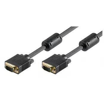 Microconnect MONGG10FB VGA kabelis 10 m Melns