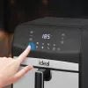 Karstā gaisa fritieris Eldom IK1501 — 6,5 L, 1800 W, skārienjūtīgs LED displejs, regulējams termostats, noņemama un trauku mazgājamā mašīnā mazgājama bļoda