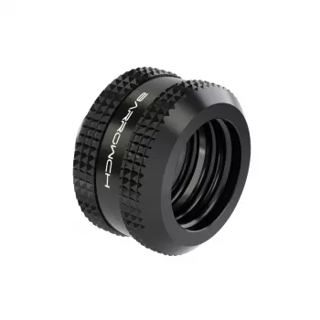 Barrow Hardtube Fitting 12mm G1/4 collas – kompresijas savienotājs 12 mm cietajām caurulēm, melns