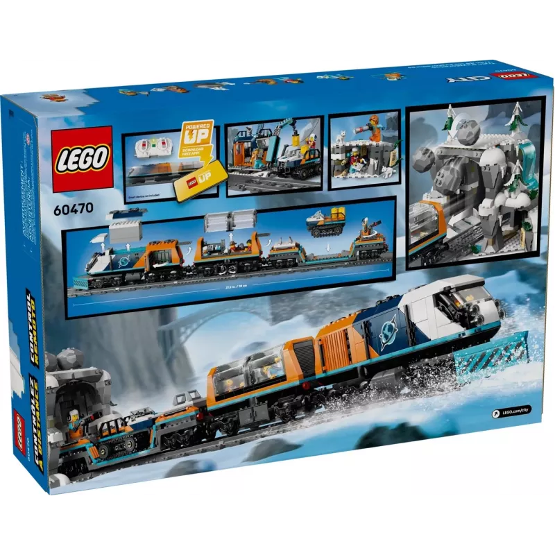 LEGO CITY 60470 Pētnieku Arktikas polārais ekspresvilciens