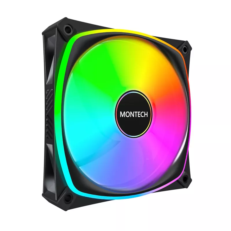 MONTECH AX120 PRO Melns 120mm ARGB korpusa ventilators