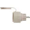Shelly Outdoor Plug S Gen3 viedais kontaktdakša Mocha