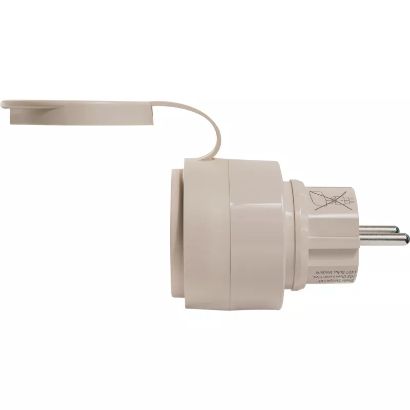 Shelly Outdoor Plug S Gen3 viedais kontaktdakša Mocha