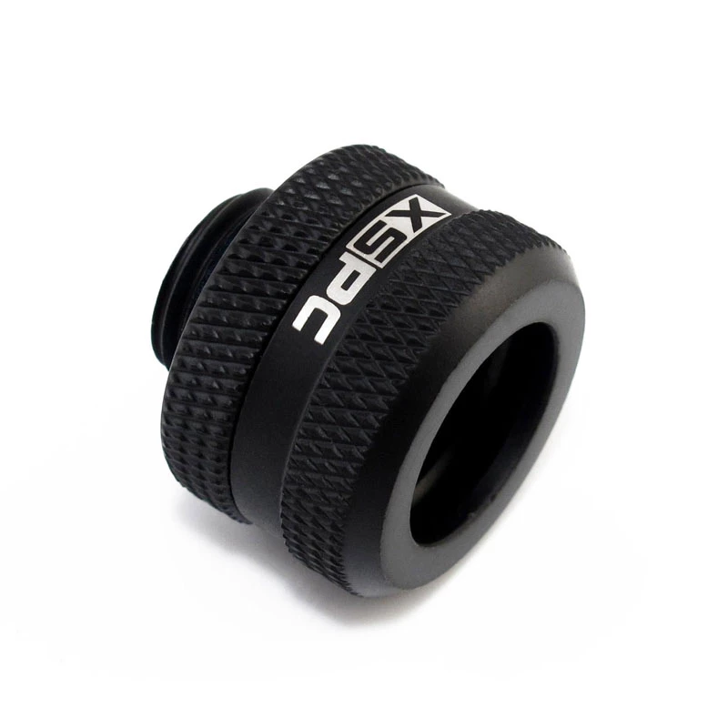 XSPC Connector G1/4 to 14mm Hardtube, melns matēts - 8 gab.