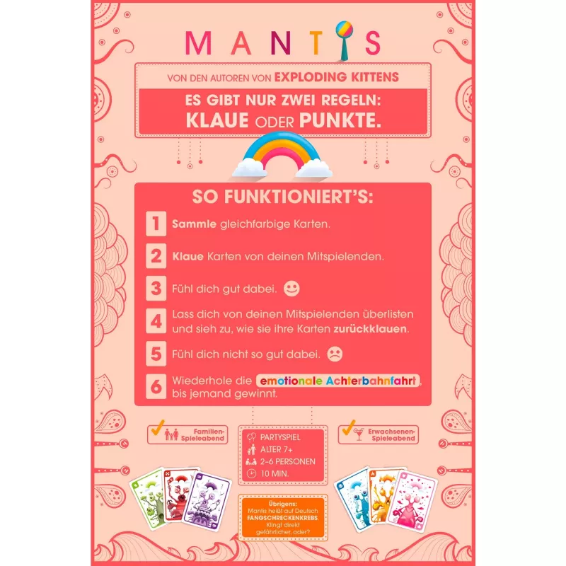 Mantis, galda spēle