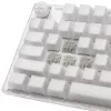 Ducky One 3 Aura White TKL Gaming Tastatur RGB LED - Kailh Jellyfish Y US - Weiße Gaming-Tastatur im TKL-Formfaktor - US-Tastenlayout - Hot-Swap-fähig